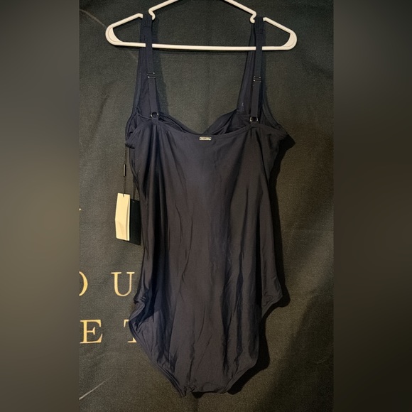 Calvin Klein Pleated-Front One Piece Swimsuit - Picture 5 of 5